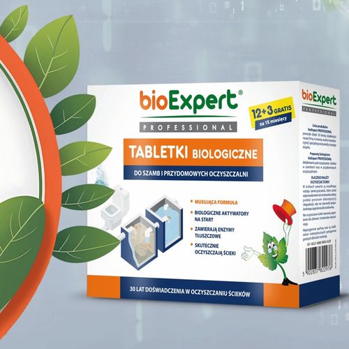 Bakterie do szamba na ROK Tabletki do oczyszczalni 12+3szt GRATIS na Arena.pl