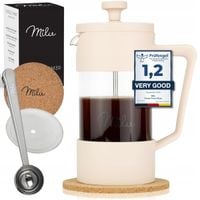 Milu French Press zaparzacz do kawy 600 ml beż