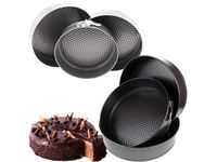 3x tortownica do ciast okrągła blacha do pieczenia tortownice zestaw