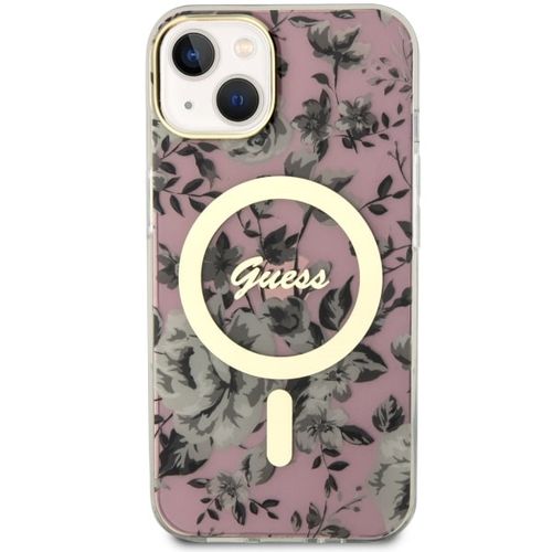 Etui Guess do iPhone 15, iPhone 14, iPhone 13, Różowy, MagSafe na Arena.pl