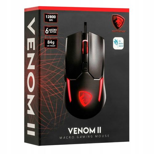 PANTHERISE VENOM II MYSZ GAMING RGB MINECRAFT 12400DPI Graczy 20mln Klików na Arena.pl
