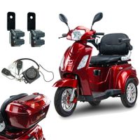 Skuter elektryczny, pojazd inwalidzki BILI BIKE SHINO G2 GEL +DODATKI -czer