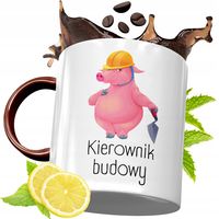 Kubek Bordowy Dla Budowlańca Na Urodziny Prezent Z Nadrukiem Ze Zdjęciem