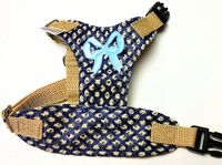 Pelo Szelki -Pelki bezuciskowe AŻUR granatowe .r.3