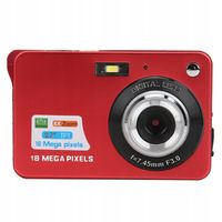 APARAT CYFROWY KAMERA 8x ZOOM LCD TFT SD 32GB CMOS + SMYCZ CZERWONY ZESTAW