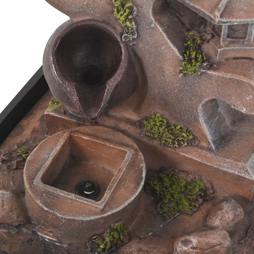 Fontanna pokojowa ze światłem LED, żywica syntetyczna na Arena.pl