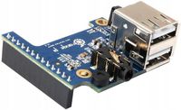 2X Płytka rozszerzenie do Orange Pi Zero 2 Podczerwień + 2x USB 2.0 + audio