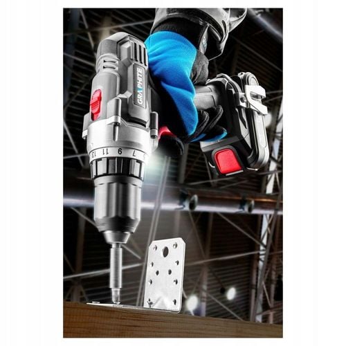 WIERTARKO WKRĘTARKA AKUMULATOROWA GRAPHITE + ZESTAW BITÓW 10 szt. na Arena.pl