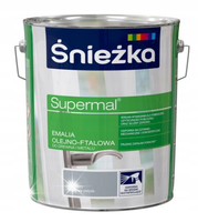 ŚNIEŻKA EMALIA OLEJNO - FTALOWA STALOWY 7001 10L