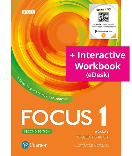 Focus 1 Second edition A2/A2+ Podręcznik + kod na Arena.pl