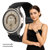 Pasek do Huawei Watch GT4 / GT5 / GT6 41mm opaska czarny uniwersalny 18mm