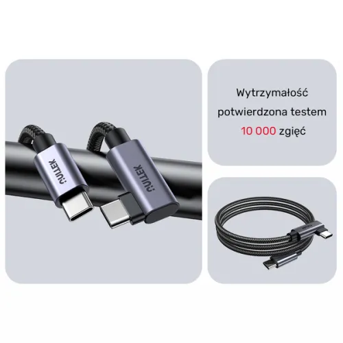 Unitek Kabel USB-C kątowy 90° PD100W 1m na Arena.pl