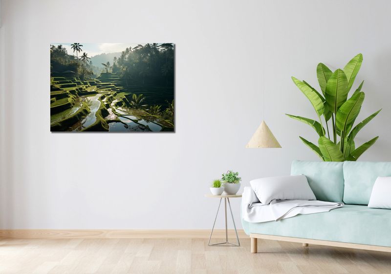 Obraz 100x70cm Zielone Sanktuarium zdjęcie 2