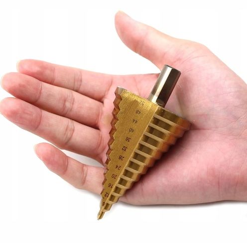 WIERTŁO HSS STOŻKOWE STOPNIOWE CHOINKOWE TYTAN DO METALU 4-52MM na Arena.pl