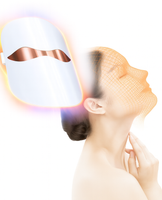 Maska Led na twarz Koloroterapia twarzy Terapia fotonowa światłem 32 diody