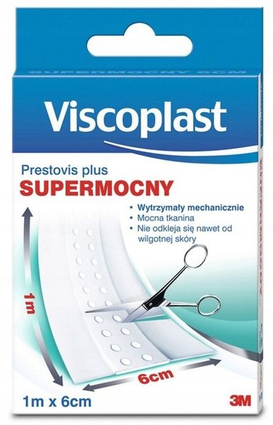 Plastry opatrunkowe Viscoplast Prestovis Plus 6cm x 1M do cięcia x 5 SZT zdjęcie 2