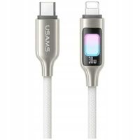 Kabel USAMS TC Series SJ749 30W USB-C do Lightning 1,2 m tytanowy
