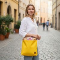 Torebka z Kominem ze wzorem Jasnych Mandali