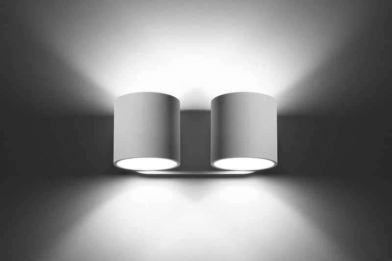 Kinkiet LAMPA ścienna SL.0659 metalowa OPRAWA tuby białe zdjęcie 2