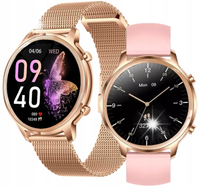 SMARTWATCH ZEGAREK DAMSKI POLSKIE MENU ROZMOWY CIŚNIENIE PULS SPORT AMOLED