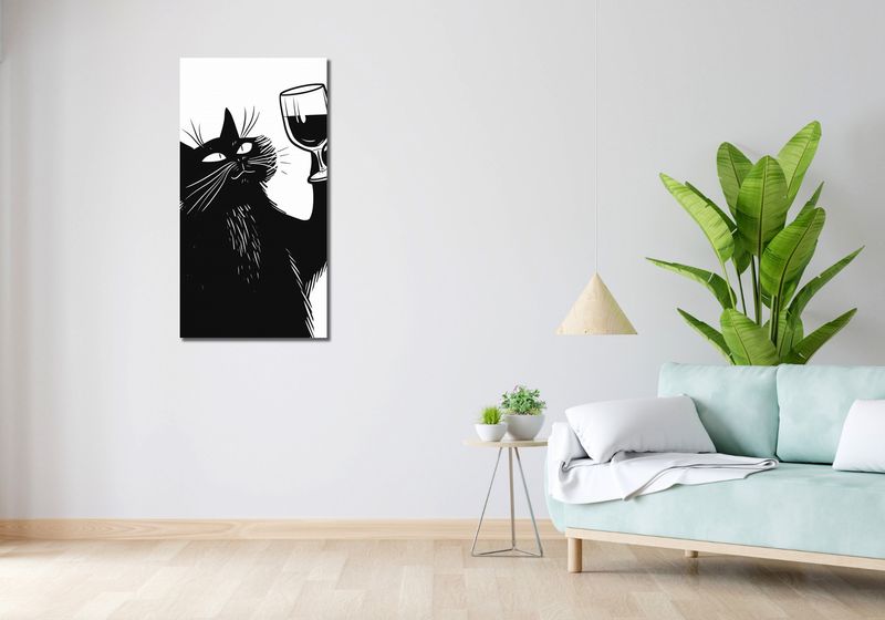 Obraz 50x100cm Koci Wirtuoz zdjęcie 2