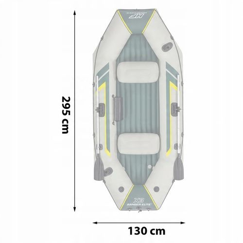 BESTWAY 65160 PONTON RANGER ELITE X3 RAFT SET 3 OS. POMPKA + WIOSŁA na Arena.pl