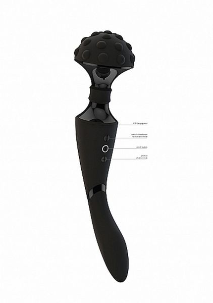 Stymulator- Shiatsu Bendable Massager Wand - Black zdjęcie 8