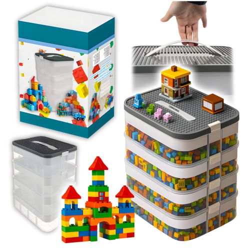 pudełko na klocki- 4 poziomy 29l kruzzel 25758 na Arena.pl