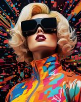 Plakat 40x50cm Retro Futuryzm