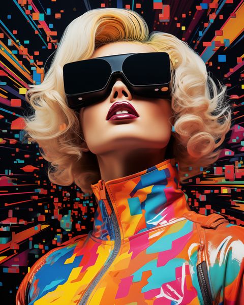 Plakat 40x50cm Retro Futuryzm zdjęcie 1