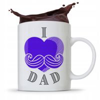 Kubek Na Dzień Ojca Dla Taty I Love Dad Prezent Z Nadrukiem Ze Zdjęciem