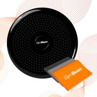 TRENER RÓWNOWAGI PLATFORMA BALANSUJĄCA FITNESS WZMACNIA - GymBeam czarny