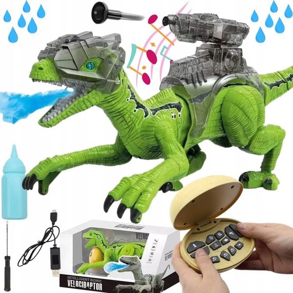 INTELIGENTNY ROBOT DINOZAUR ZDALNIE STEROWANY PARA zdjęcie 1