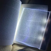 Płaska lampka LED do czytania - panel, przenośna