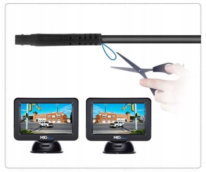 PROFESJONALNA KAMERA COFANIA BUS VAN 5'' AHD IPS zdjęcie 2