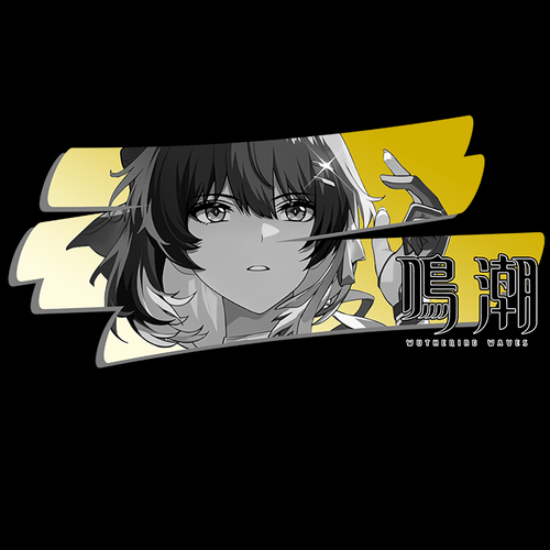 Koszulka Czarna Wuthering Waves - WYBIERZ FASON I KOLOR KOSZULKI Damska L na Arena.pl