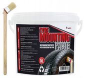 Pasta Maść Montażowa do Opon Kół 5kg + Pędzel 40cm