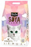 100% Naturalny żwirek sojowy dla kota Kit Cat truskawka - lawenda 7L/2,5kg
