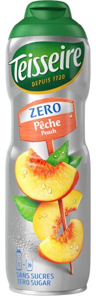 Syrop koncentrat brzoskwinia Zero cukru 600ml - Teisseire zdjęcie 1