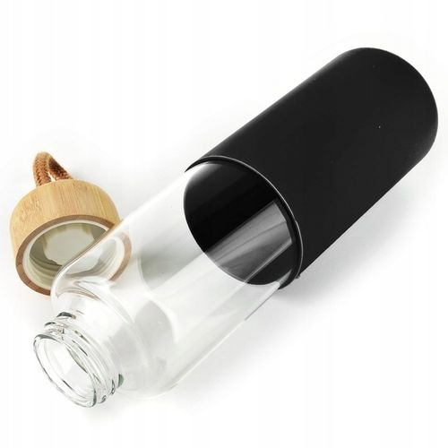 Butelka SZKLANA na napoje wodę sok lemoniadę koktajl smoothie bidon 0.6L na Arena.pl