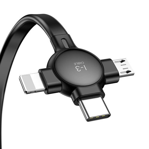 Kabel USB-C + micro USB + lightning 3w1 Baseus 3A na Arena.pl
