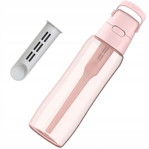 Butelka Filtrująca Dafi Solid DODA 0,7 Baby Pink Barwiona + na Arena.pl
