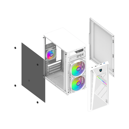 AQIRYS Obudowa do komputera BELLATRIX PRO white na Arena.pl