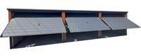 Garaż blaszany 9x5m 3x brama drewnopodobny  TS1073