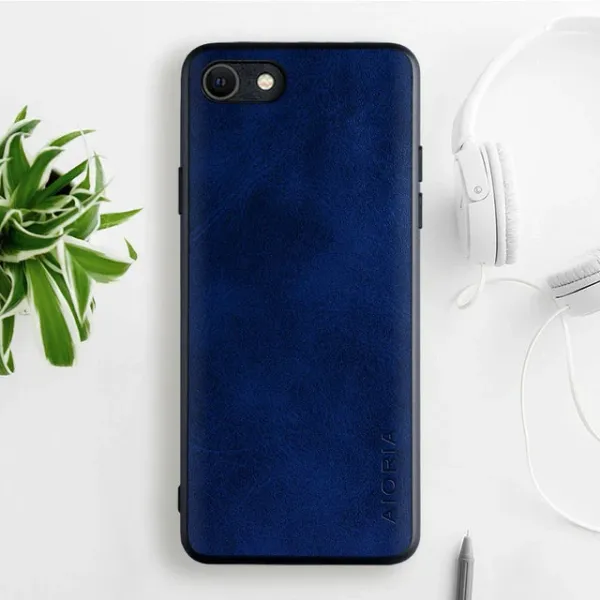 Etui AIORIA Vintage LEATHER do iPhone 6 Plus niebieski zdjęcie 1