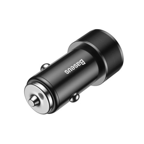BASEUS 2IN1 2-PORT CAR CHARGER + TYPE-C CABLE BLACK na Arena.pl