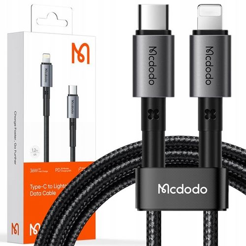 MCDODO KABEL USB-C LIGHTNING SZYBKIEGO ŁADOWANIA 36W 2M DO IPHONE 12 13 14 na Arena.pl