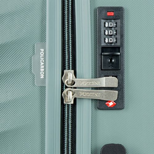 Duża walizka PUCCINI VALENCIA PC032A 5C Zielona na Arena.pl