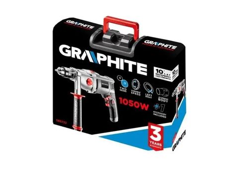 GRAPHITE WIERTARKA UDAROWA DWUBIEGUNOWA WALIZKA 1050W 58G722 na Arena.pl