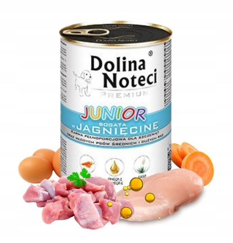 DOLINA NOTECI Premium Mokra karma JUNIOR MIX 4 smaków 12x400g na Arena.pl